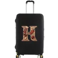 thumbnail image 1 of Housse de Valise Housses de Protection Voyage Anti-Rayures Housse Anti-Poussière Réutilisable Motif Imprimé Bois 8 Lettres H L, 1 of 6
