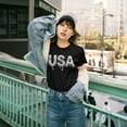 thumbnail image 2 of Womens Vintage New York City Graphic Print T-Shirt Soft Cotton Casual NYC Tee Cute American Shirt Holiday Gift Fashion Top, 2 of 9