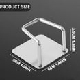 thumbnail image 3 of Cozival Stainless Steel Sponge Holder for Kitchen Sink, Self-Adhesive Rustproof Caddy with Drainage Design, Compact Wall Mount Organizer for Sponge Scrub(1.96 Inch), 3 of 5