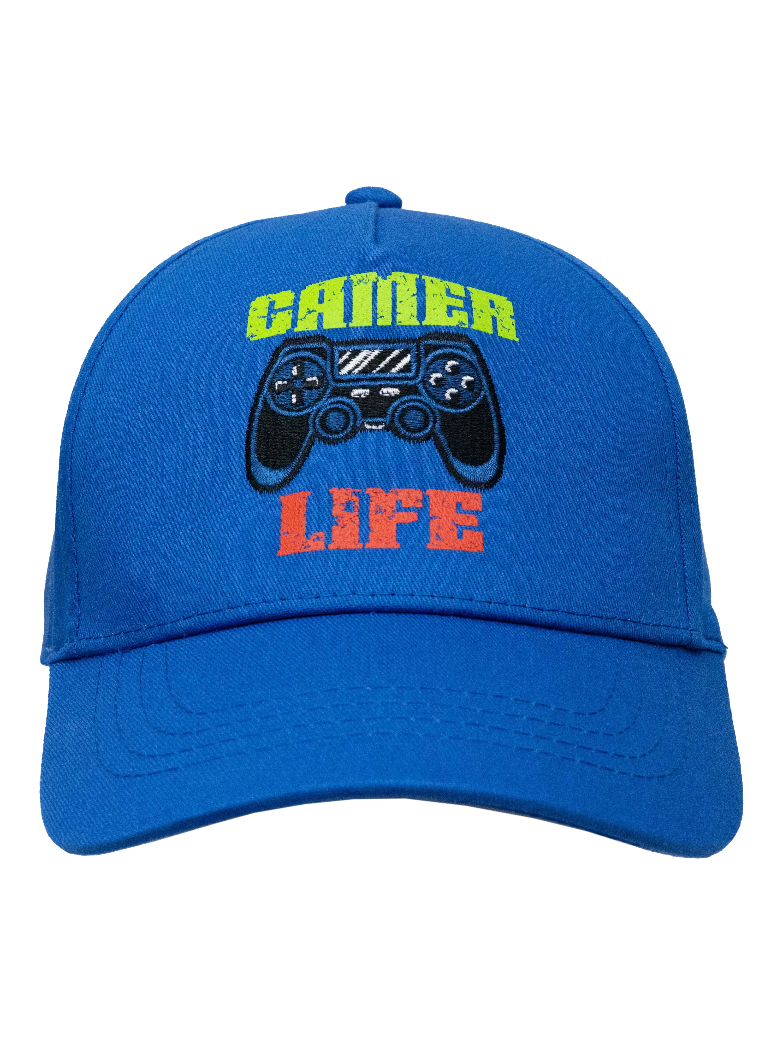 Wonder Nation Boys Gamer Life Baseball Hat One Size Fits Most