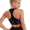 thumbnail image 2 of Hello Kitty Women's Sports Bras Fitness Workout Crop Tank Top Padded Yoga Top, 2 of 7