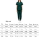 thumbnail image 5 of Conjunto de uniforme médico para mujer, cuello en V, bolsillos, top y pantalones, ropa de trabajo, ropa de trabajo de enfermera SG, 5 of 5