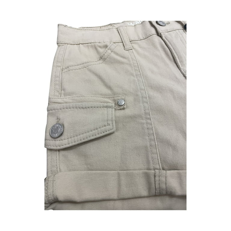 Girls khaki cargo shorts best sale