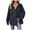 Navy, variant on Bmisegm Women's Corduroy Shirt Long Sleeve Button Down Shacket Jacket Casual Oversized Top Coat Jackets for Women Black XXL