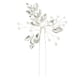thumbnail image 1 of Pasador de Pelo de cristal Sunnimix Nupcial Palo Bling Perla horquilla, 1 of 8