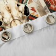 thumbnail image 4 of Homewish Bull Skull Blackout Curtains Set of 2 (52x84 Each) for Kids Children Teens,Western Theme Window Curtains,Bohemian Tribal Aztec Curtains and Drapes,Lightweight Room Decor, 4 of 6