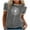 Gray, variant on IROINNID Women's Casual Short Sleeve Graphic Printed Loose Summer T-Shirts