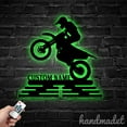 thumbnail image 3 of Handmadetneonsign Motocross Medal Hanger Metal Wall Art Light, Motorcycle Biker Player Metal Sign Wall Decor, Motocross Metal Decor 46741, 3 of 4
