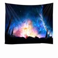 thumbnail image 1 of Tapestry Fantasy Starry Sky Universe, 200 x 150 cm, microtela, 1 of 2