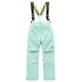 thumbnail image 2 of Luxalzxs Kids Snowboard Ski Pants with Detachable Suspenders, Children Snow Bib Pants Winter Waterproof Windproof Ski Pants Insulated Snowboard Overalls for Boys Girls, 3-12 Years, 2 of 3