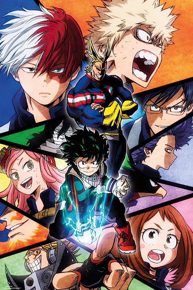 My Hero Academia - Manga / Anime TV Show Poster / Brazil