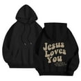 thumbnail image 4 of Hoodies for Women Trust in the Lord Hoodies Letter Print Sweatshirt Oversized Womens Pullover Sweatshirts Fall Outfits Women Women Fashion, 4 of 4