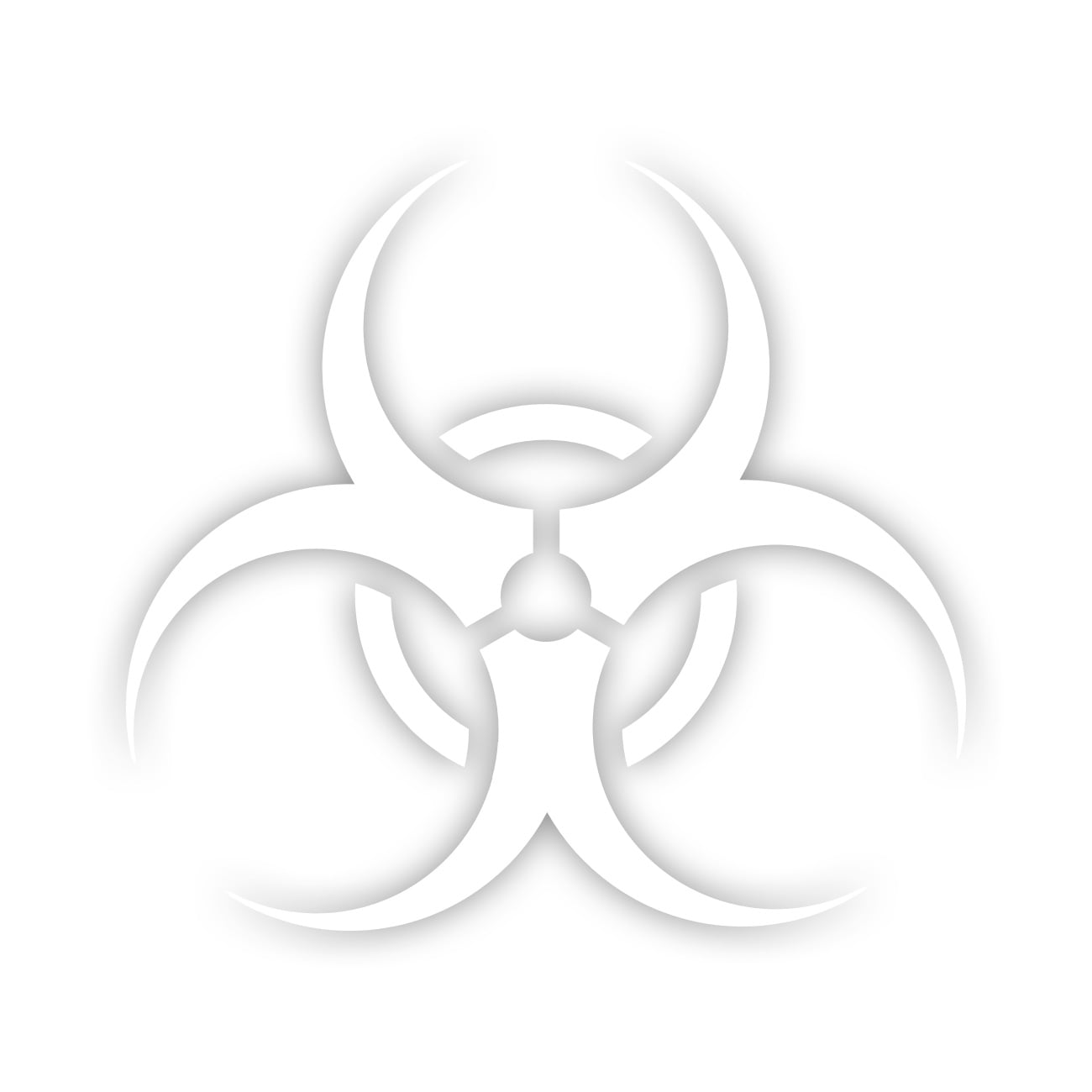 Biohazard Sticker Decal Die Cut - Self Adhesive Vinyl - Weatherproof