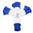 thumbnail image 2 of Industrial Plug Socket 1 in 3 Out 3 Core IP44 Waterproof Multifunctional Socket Connector 16A 220?250V, 2 of 5