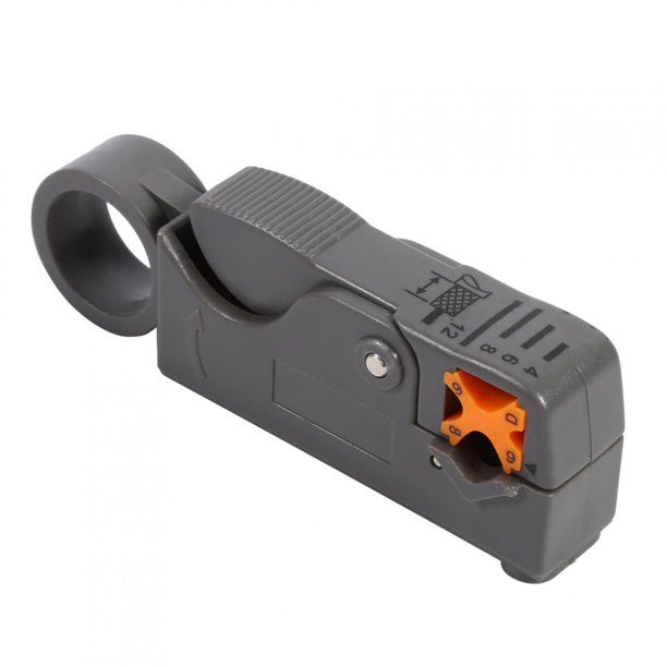 Kit de herramientas de compresión de cable coaxial tipo F con 20 conectores para RG59 RG6 BNC RCA Ecomeon no
