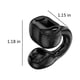 thumbnail image 3 of Auriculares Bluetooth, Auriculares inalámbricos, Auriculares Bluetooth con clip para la oreja, Auriculares Bluetooth 5.3 con clip abierto, Auriculares inalámbricos intraaurales para viajes, Auriculare, 3 of 9