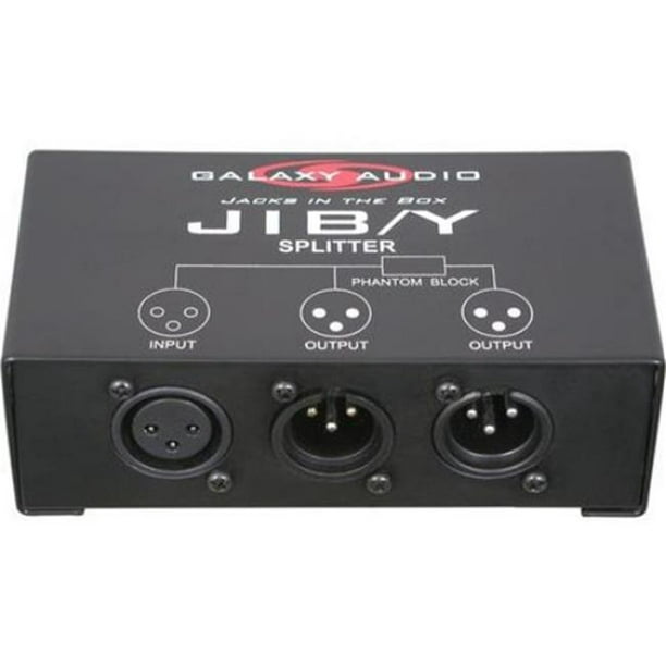 Galaxy Audio JIBY Séparateur XLR 2 Voies