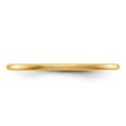 thumbnail image 3 of Diamond2Deal 14k Or Jaune 1.2mm Demi-Rond Satin Femme Empilable Taille 9.5, 3 of 3