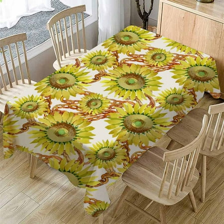 

Coappsuiop Tablecloth Dining Cloth Home Pattern Comely Rectangular Decor Table Table Flower Cover Tea Home Textiles