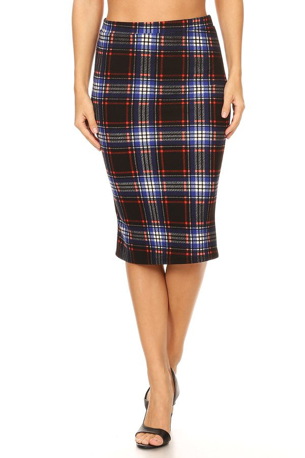 Moa Collection - Women's Trendy Style Printed Pencil Skirt - Walmart ...