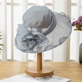 thumbnail image 6 of cpengpj Ladies Sun Hat Kentucky Jockey Club, Tea Party Accessories for Women Hats for Derby Day Wedding Tea Cocktail Party Sun, 6 of 6