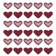 thumbnail image 1 of Parches termoadhesivos Unique Bargains forma corazón Vino Rojo paquete de 30, 1 of 6