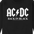 thumbnail image 3 of ACDC - Back In Black - Men's Crew Neck Fleece Pullover, 3 of 5