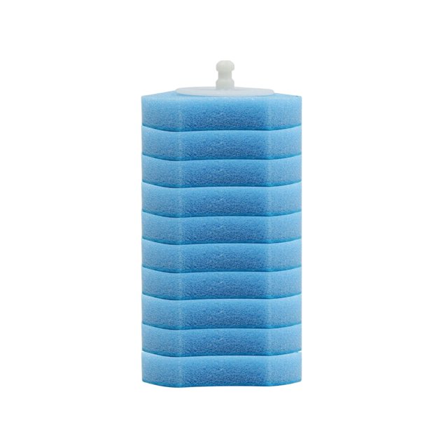 Cabeza De Cepillo De Baño Cabezales de repuesto desechables para escobillas de baño Suministros de limpieza para el hogar (10 piezas azul) Tmvgtek Libre de BPA
