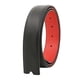 thumbnail image 1 of Cinturón sin hebilla de cuero sintético ajustable de 125 cm, cinturón de repuesto. negro rojo, 1 of 7