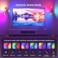 thumbnail image 2 of RGB Floor Lamp for Living Room 36W LED Standing Lamp with 3 Lights Dimmable Smart Lamp with Remote & Touch Control Colors Changing& DIY Mode Modern Tree Tall Lamp, 2 of 8