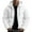 White, variant on Men's Hooded Puffer Jacket Full Zip Warm Puffy Coat with Detachable Hooded Casual Parka Outerwear,M,Dark Gray