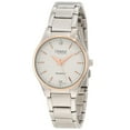 thumbnail image 3 of Caravelle by Bulova Women's 45P107 Clean Classic Two Tone 2 Diamond Dial Watch, 3 of 3
