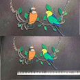 thumbnail image 4 of Toystoory Ventana de pájaros en un alambre de vidrieras, decoraciones colgantes, Panel colgante, campanas de viento, decoración colgante para sala de Jardín y Patio Toystoory HA005415-00, 4 of 6
