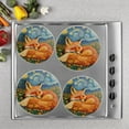 thumbnail image 7 of Gas Stove Burner Cover,White Electric Stove Top Protector,Easy to Clean,The Enchanting Allure Of A Fox In A Whimsical Landscape, 7 of 7