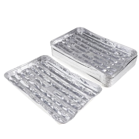 Zxpjkyu 20xDisposable Aluminium Foil Trays Plates Containers for CakeBBQ Baking Roasting