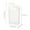 ?? White_New#3663, variant on Plastic Food Storage Container | Transparent Large Capacity 5.5L | Airtight Sealed Double Layer | Rice, Grains, Pasta Organizer | Measuring Cup & Handle | 1 Pack