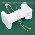 thumbnail image 4 of Pulsera SmileBelle Rakhi, regalos para hermana, mejor amiga, oro de 14 quilates, 4 of 5