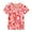 Red, variant on Qudderr Kids Baby Girls Crewneck T-Shirt Toddler Casual Short Sleeve Tees for Girls Cotton Printing Summer Tops Size 2-8T