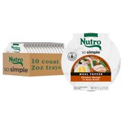 Nutro So Simple Wet XEF1 Dog Meal Complement Chicken Recipe in Bone Broth, 2 oz Trays (10 Count, Pack of 1)