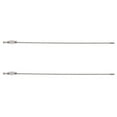 thumbnail image 1 of 2Pcs Stainless Steel Screw Locking Wire Keychain Cable Key Rings Outdoor Accessory, 1 of 5