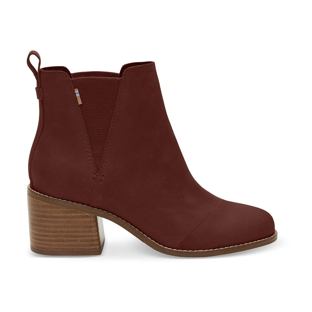 Leather Round Toe Ankle Chelsea Boots 