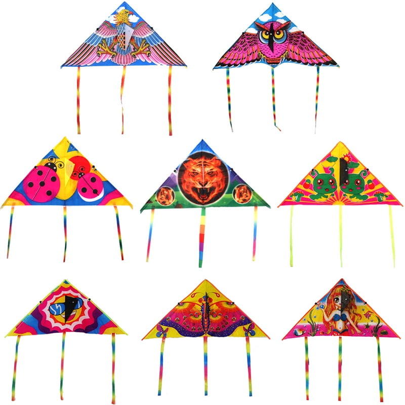 1Pc Cartoon owl flying kite foldable outdoor kite children kids sport toys_ns 