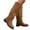 Brown, variant on KEVCHE Women's Slip on Knee High Boots, Plus Size Suede Round Toe Casual Design with Breathable Lining and Cushion Sole, Comfortable Boots for Daily Leisure Wear