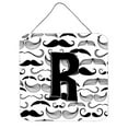 thumbnail image 6 of Carolines Treasures CJ2009-MDS66 Letter M Moustache Initial Wall or Door Hanging Prints 6HX6W multicolor, 6 of 7