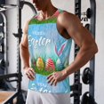 thumbnail image 6 of Haiem Happy Easter Men Workout Tank Top Gym Bodybuilding Sleeveless Muscle T Shirts Athletic Tank Breathable Workout Shirt-XX-Large, 6 of 8