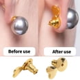 thumbnail image 2 of Adjustable Earring Backs For Drooping Earlobes Secure Heavy Earring Support Sophisticated Silicone Comfort Lift Jewelry Accessories, 2 of 9