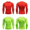thumbnail image 6 of ZenCart Men Sport Top 3D Slim Fit High Elasticity Round Neck Quick-drying Long Sleeves Slim Fit Compression Figure Shaping Gym Running Basketball T-shirt, 6 of 8