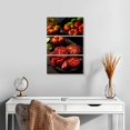 thumbnail image 2 of Elephant Stock Sliced Heirloom Tomatoes Wall Art - Vertical Multi Panel Canvas - Dining Room Wall Decor - Food And Drink Multi Panel - Red And Green Decor - 14" x 23", 2 of 4