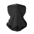 thumbnail image 1 of 3x Mascarilla Protectora Solar Earloop Neck Polaina Bufanda Para Hombres Y Mujeres Ciclismo Negro, 1 of 8