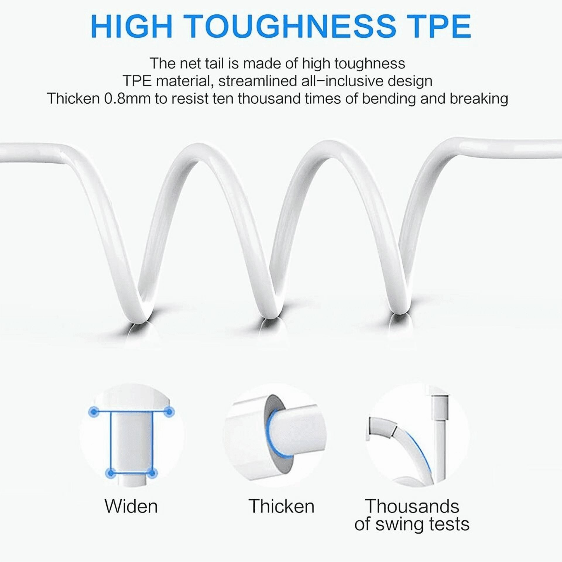 Braided USB C to USB C Cable, [3/6/10 FT] Fast Charging & Data Sync Cord, 60W Nylon USB-C Cable for MacBook Pro, iPad Pro, Samsung Galaxy, Switch, Steam Deck (1/3/10 Pack)